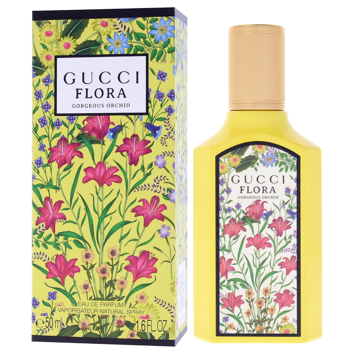PERFUME GUCCI FLORA GORGEOUS ORCHID EAU DE PARFUM 1.6 OZ - 4