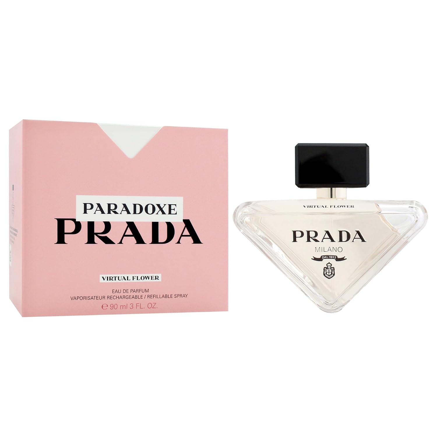 PERFUME PRADA PARADOXE VIRTUAL FLOWER EAU DE PARFUM 90ML RECARGABLE - 3