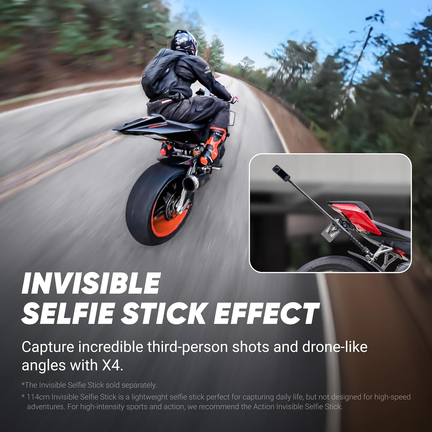 CÁMARA DE ACCIÓN INSTA360 X4 STANDARD BUNDLE 8K 360 WATERPROOF - 3