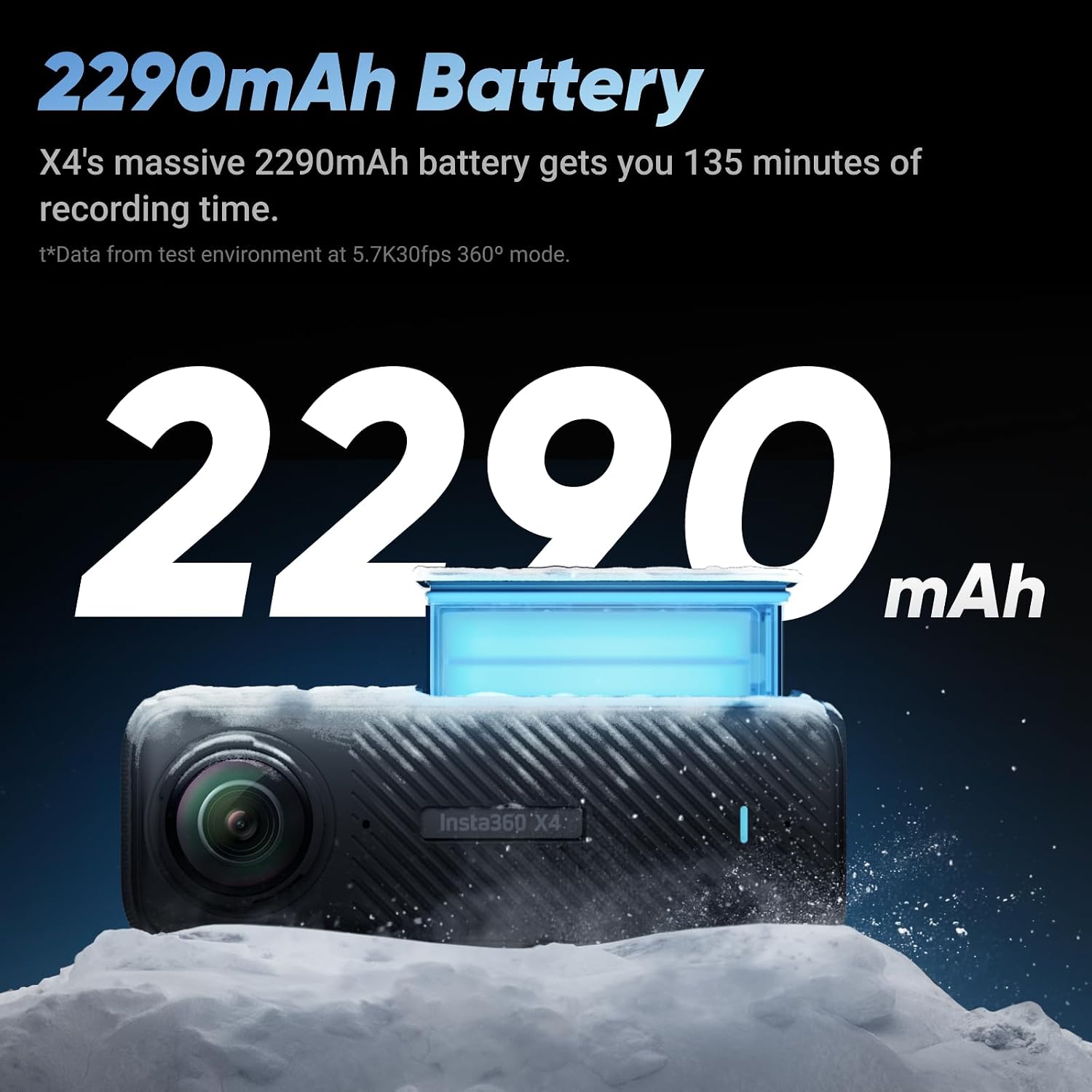 CÁMARA DE ACCIÓN INSTA360 X4 STANDARD BUNDLE 8K 360 WATERPROOF - 5