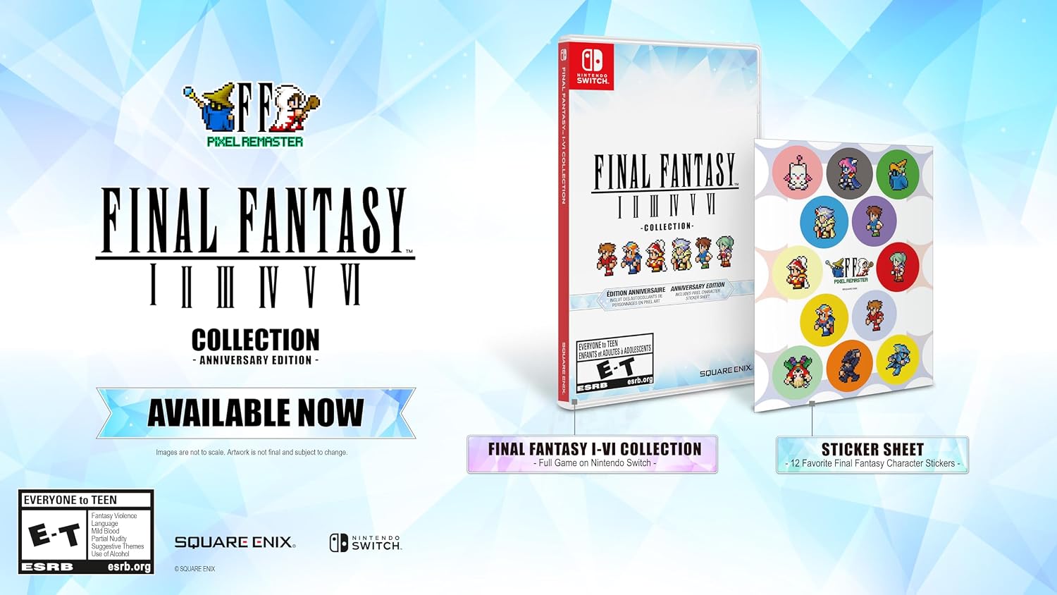 VIDEOJUEGO FINAL FANTASY I-VI COLLECTION ANNIVERSARY EDITION PARA NINTENDO SWITCH - 2