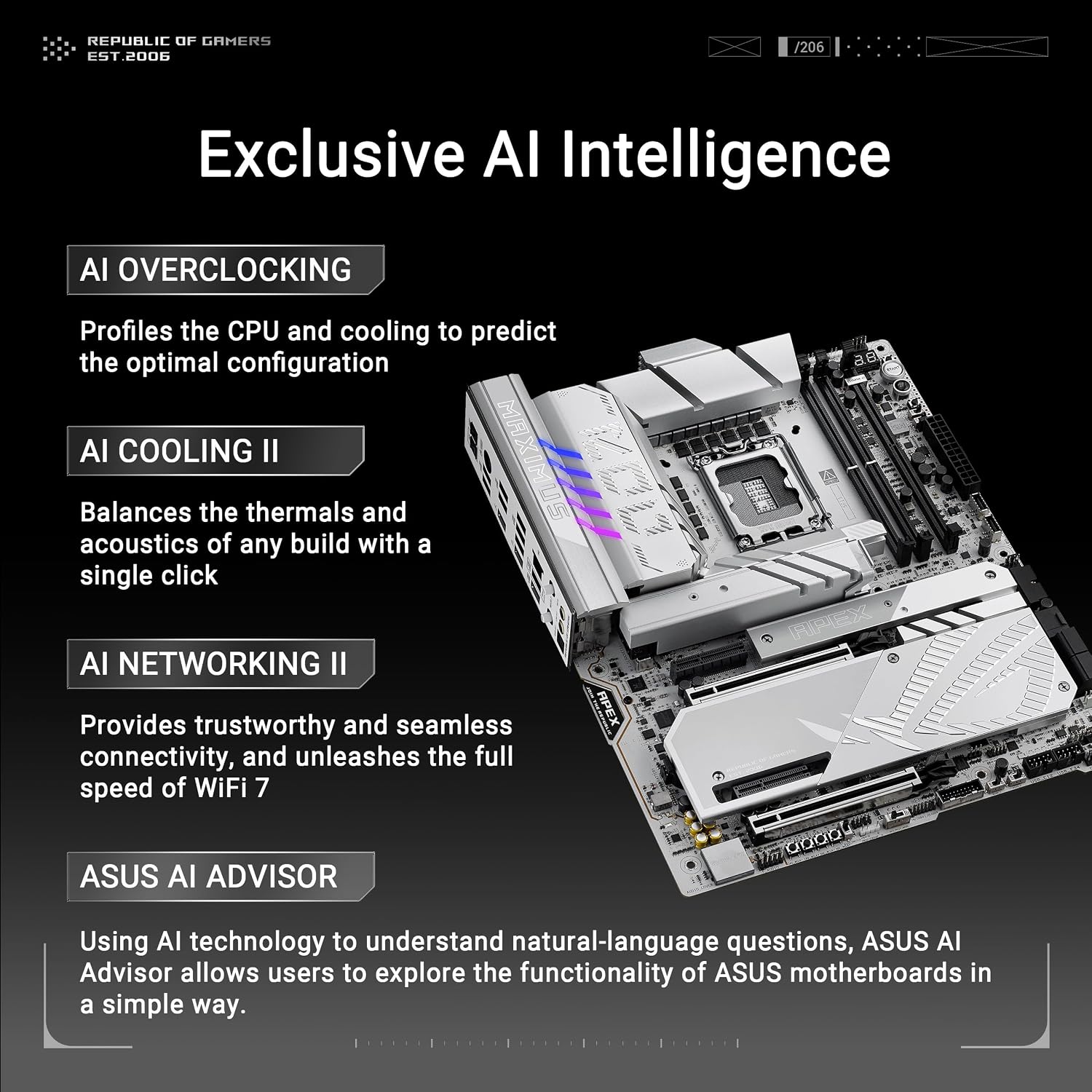 PLACA MADRE ASUS ROG MAXIMUS Z890 APEX INTEL Z890 LGA 1851 ATX - 2