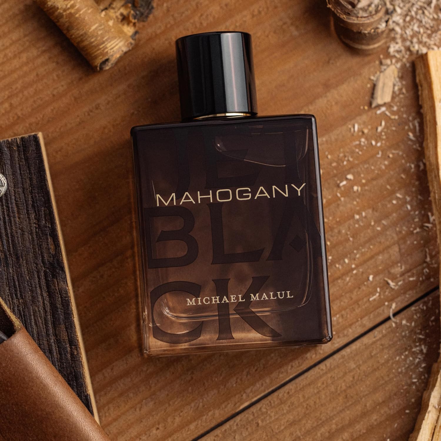 PERFUME MICHAEL MALUL JET BLACK MAHOGANY EAU DE PARFUM PARA HOMBRE 100ML - 4