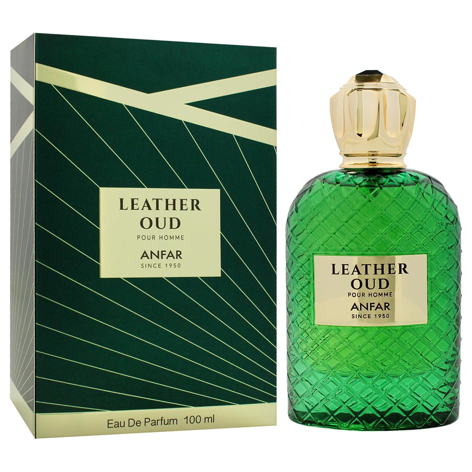 PERFUME LEATHER OUD BY ANFAR FOR MEN 3.4 OZ EDP SPRAY - 4