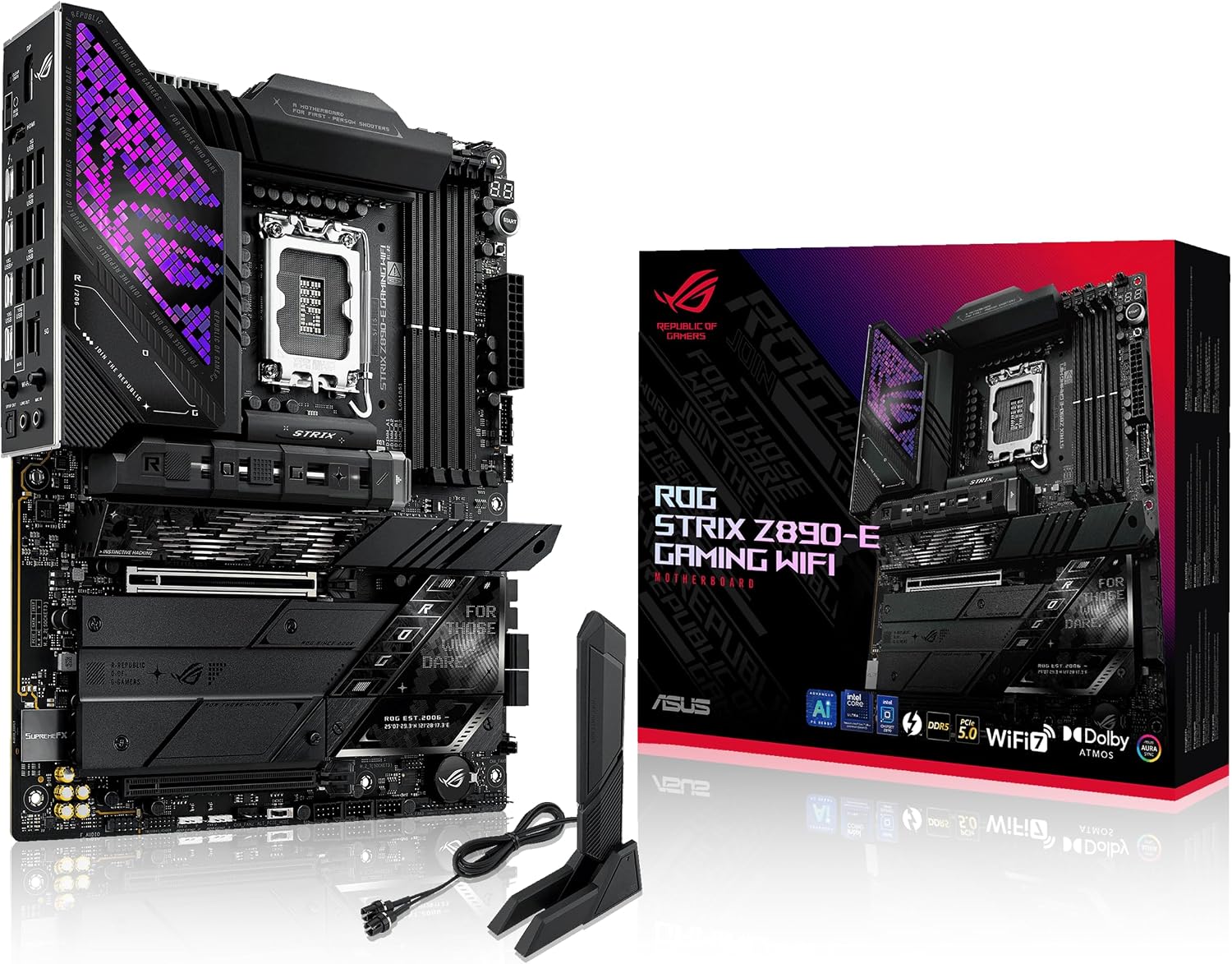 PLACA MADRE ASUS ROG STRIX Z890-E GAMING WIFI INTEL Z890 LGA 1851 ATX - 1
