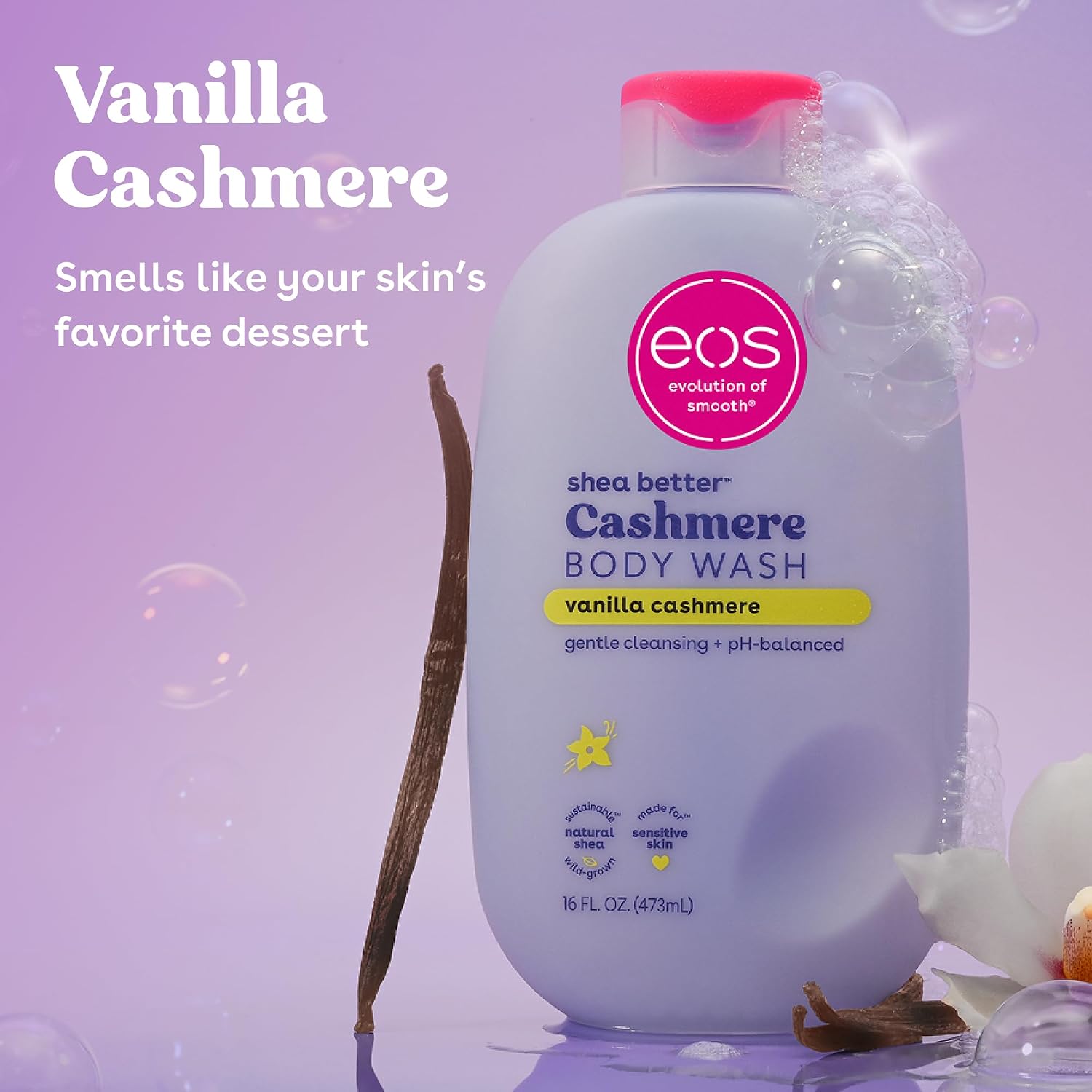 GEL DE DUCHA EOS CASHMERE BODY WASH VAINILLA 16 FL OZ - 2