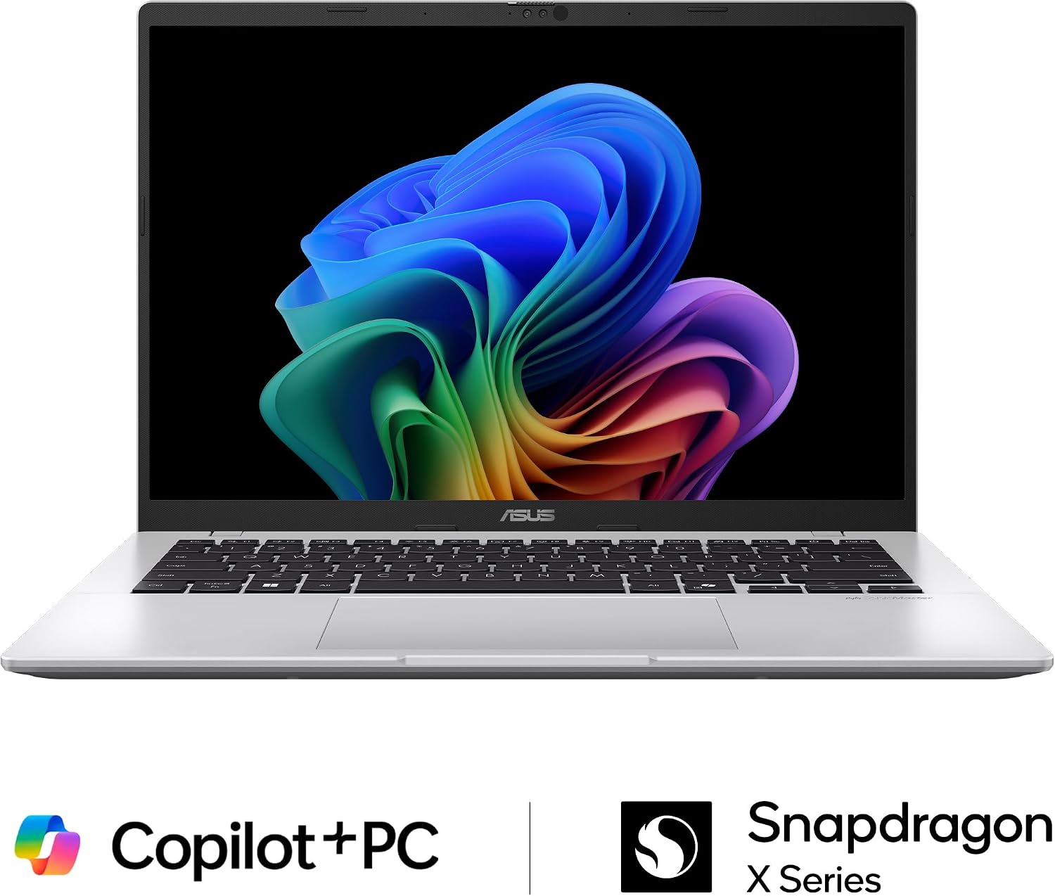 LAPTOP ASUS VIVOBOOK 14 SNAPDRAGON X 16GB RAM 512GB SSD PLATA - 2