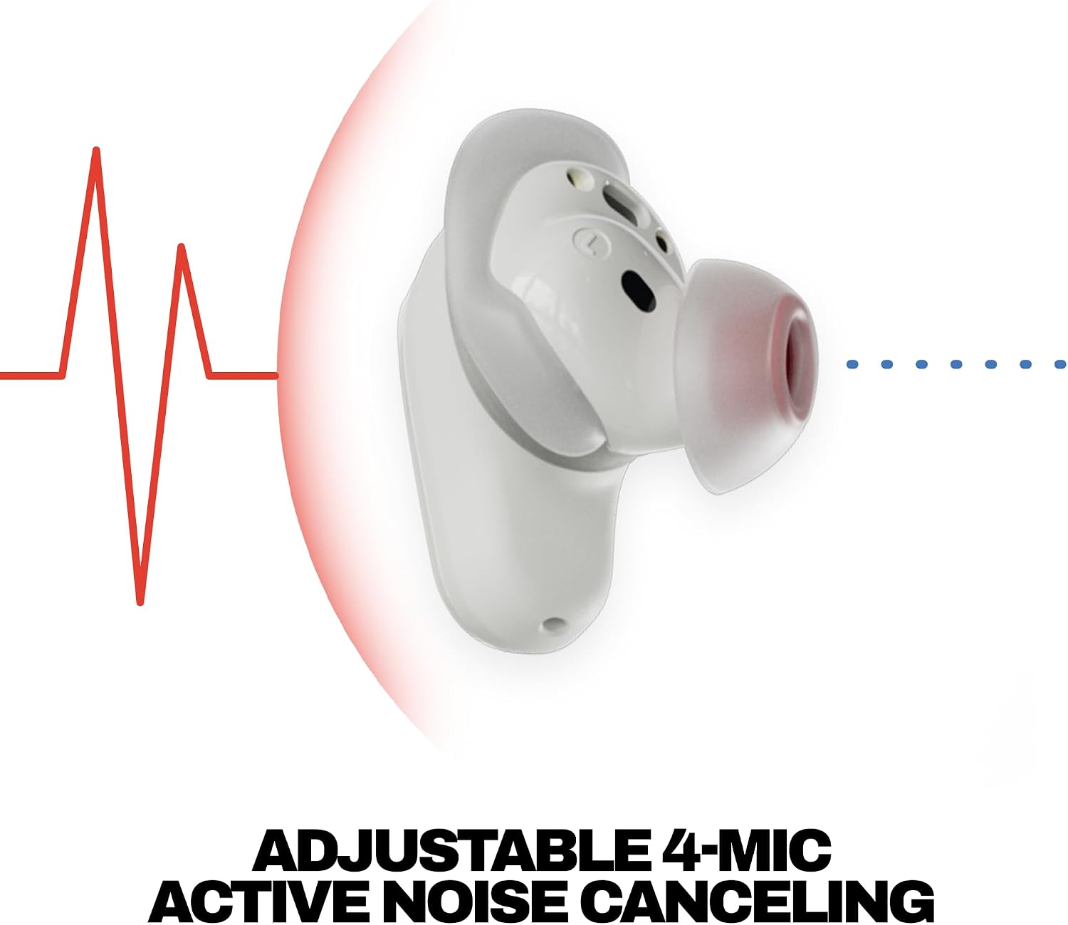 AUDÍFONOS SKULLCANDY METHOD 360 ANC WIRELESS EARBUDS CON SOUND BY BOSE COLOR BONE - 3