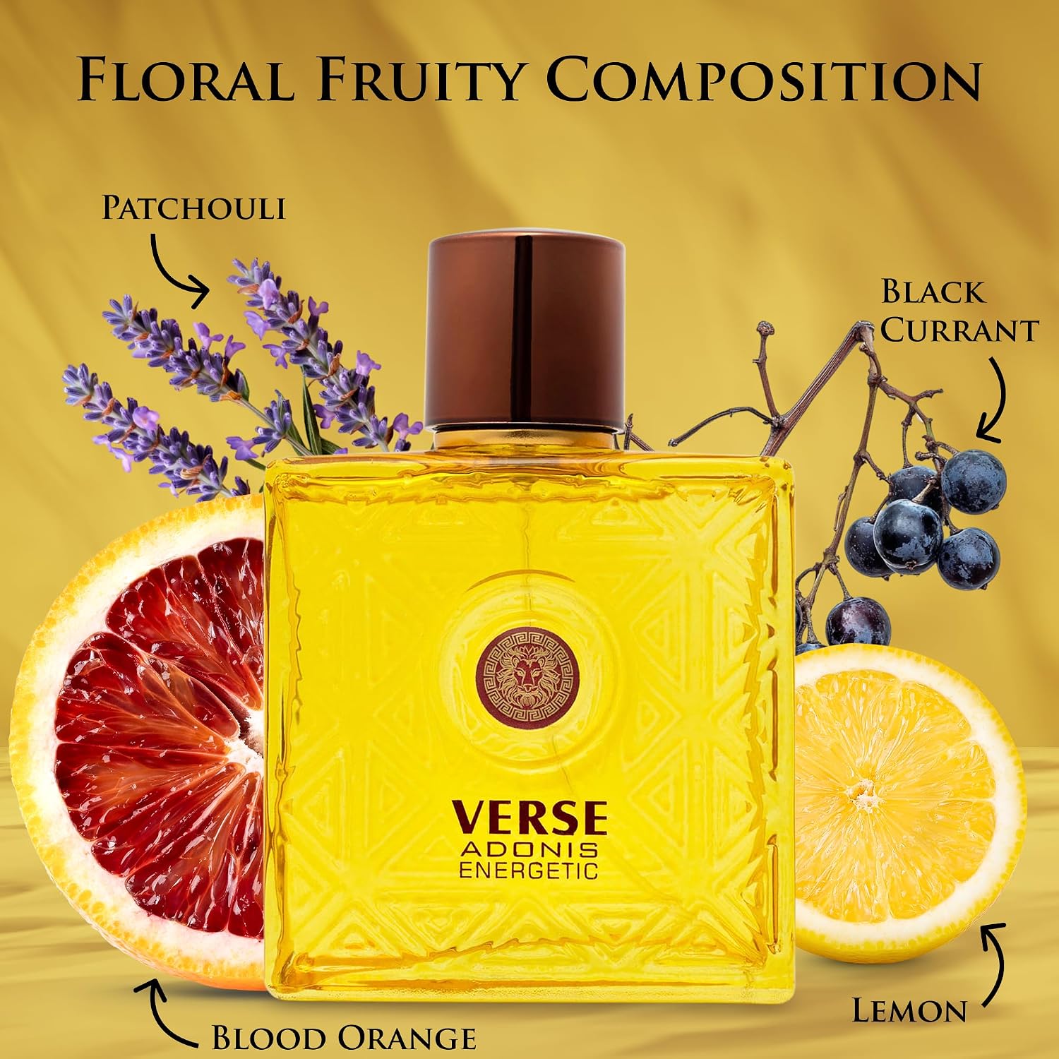PERFUME NOVOGLOW VERSE ADONIS ENERGETIC FOR MEN EAU DE PARFUM 100ML - 2