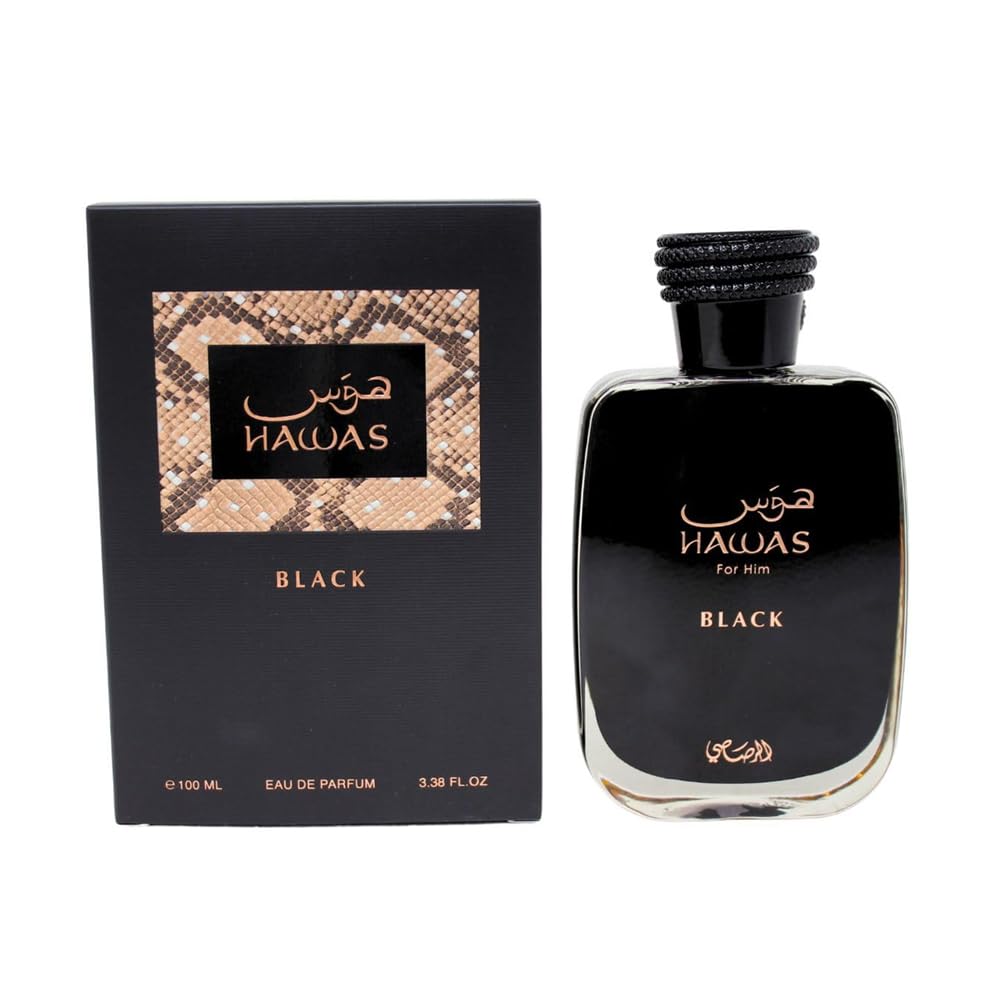 PERFUME RASASI HAWAS BLACK EDP SPRAY 100ML - 2