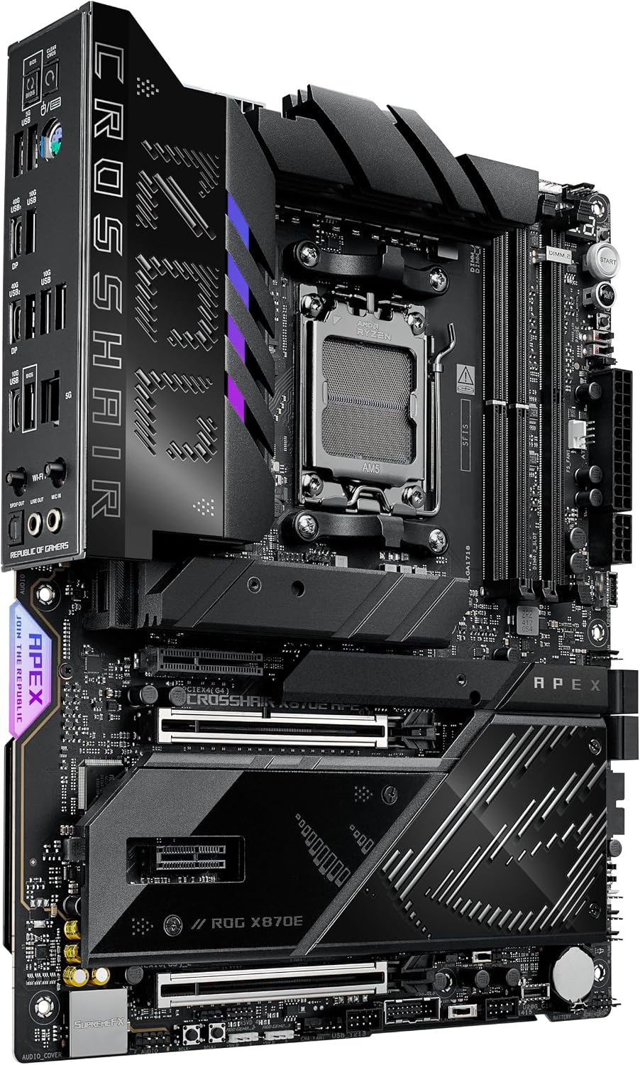 PLACA MADRE ASUS ROG CROSSHAIR X870E APEX AMD X870E AM5 ATX - 4