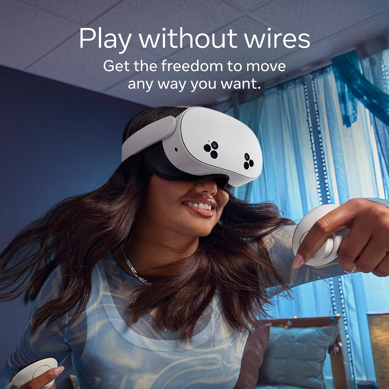 LENTES DE REALIDAD VIRTUAL META QUEST 3S 128GB CON BUNDLE GORILLA TAG - 5
