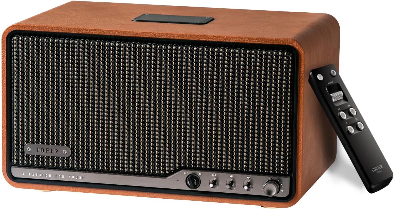 PARLANTE EDIFIER S300 HI-FI TABLETOP 80W AUDIO DE ALTA RESOLUCIÓN MARRÓN - 1