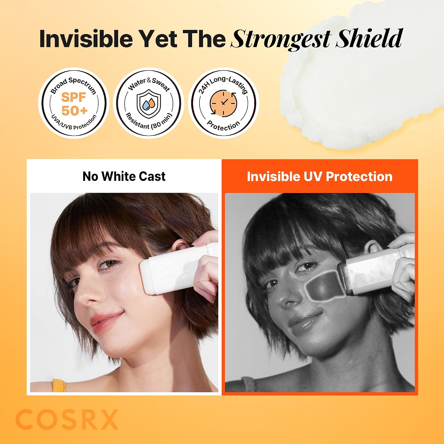 PROTECTOR SOLAR COSRX AIRY-LIGHT CLEAR SUNSCREEN STICK SPF 50 CON VITAMINA E Y C 19G - 4