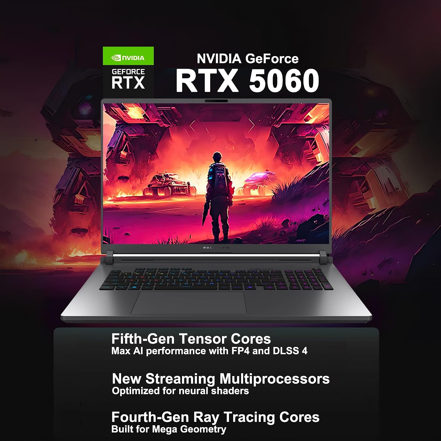 LAPTOP ASUS ROG STRIX G18 G815 18' 2.5K 240HZ INTEL ULTRA 9 275HX 32GB RAM 2TB SSD RTX 5060 - 4
