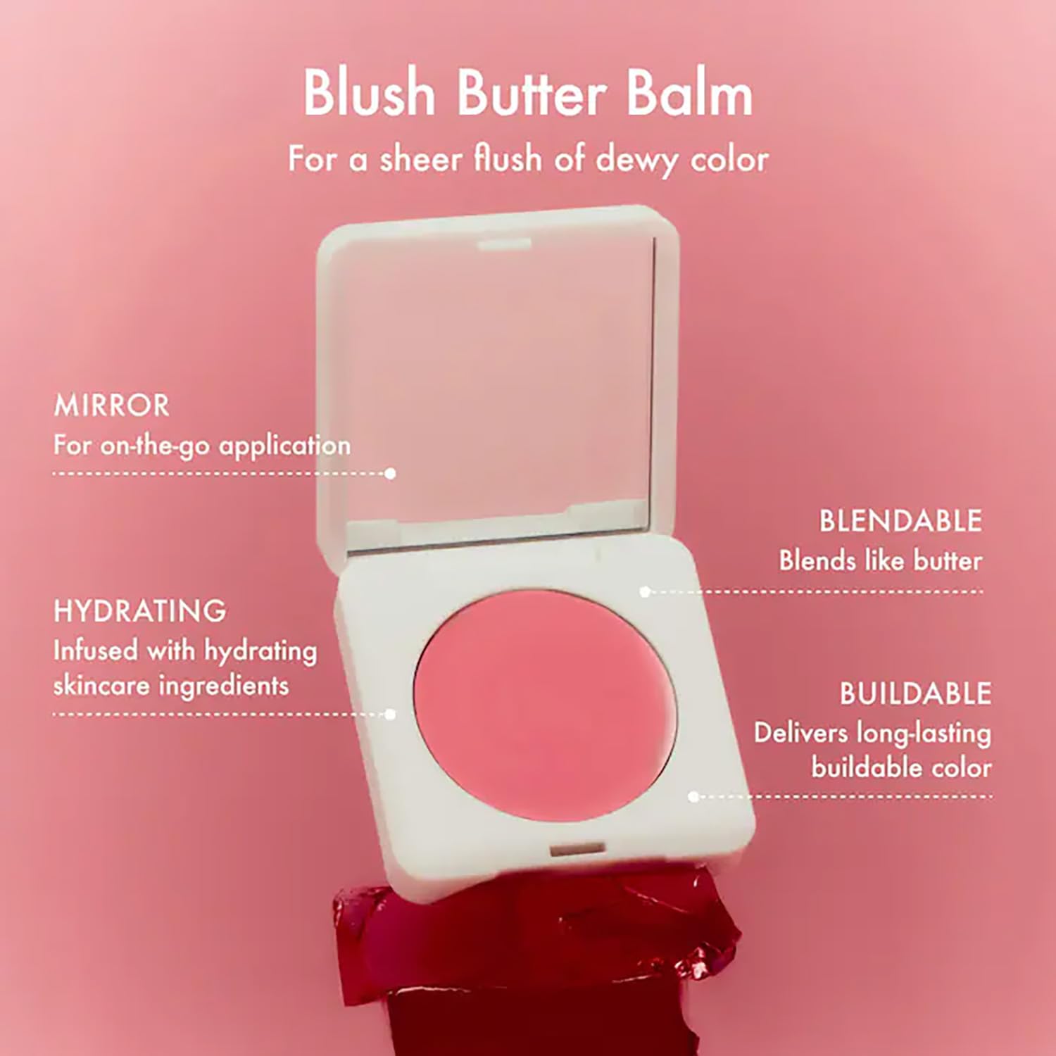 RUBOR SUMMER FRIDAYS BLUSH BUTTER BALM PINK SUNSET 4G - 2