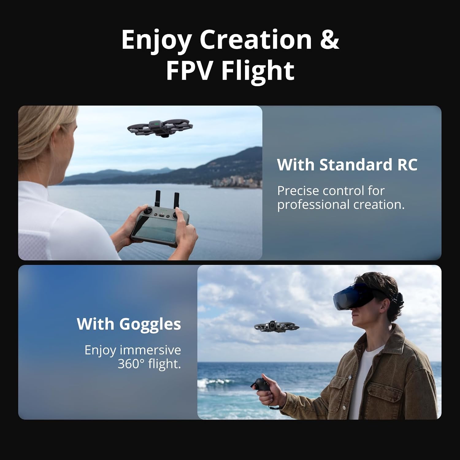DRONE DJI AVATA 360 FLY MORE COMBO CON CÁMARA 8K 360° Y CONTROL RC 2 - 5