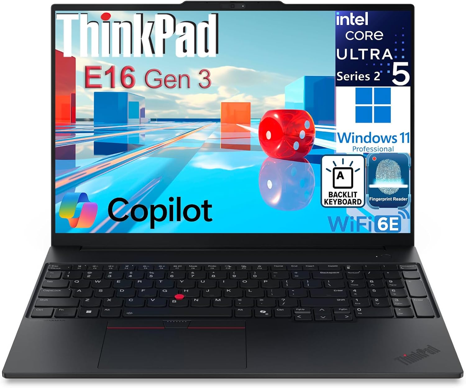 LAPTOP LENOVO THINKPAD E16 GEN 3 INTEL CORE ULTRA 5 16GB DDR5 1TB SSD 16 PULGADAS - 4