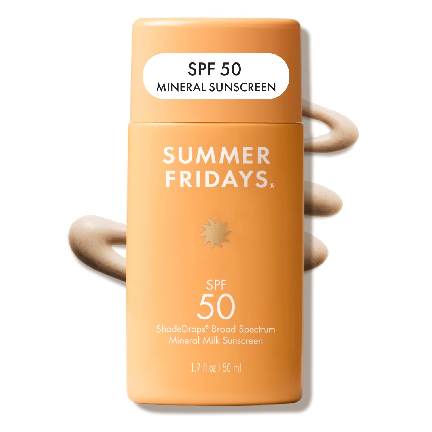 PROTECTOR SOLAR SUMMER FRIDAYS SHADEDROPS SPF 50 MINERAL MILK 1.7 OZ - 1