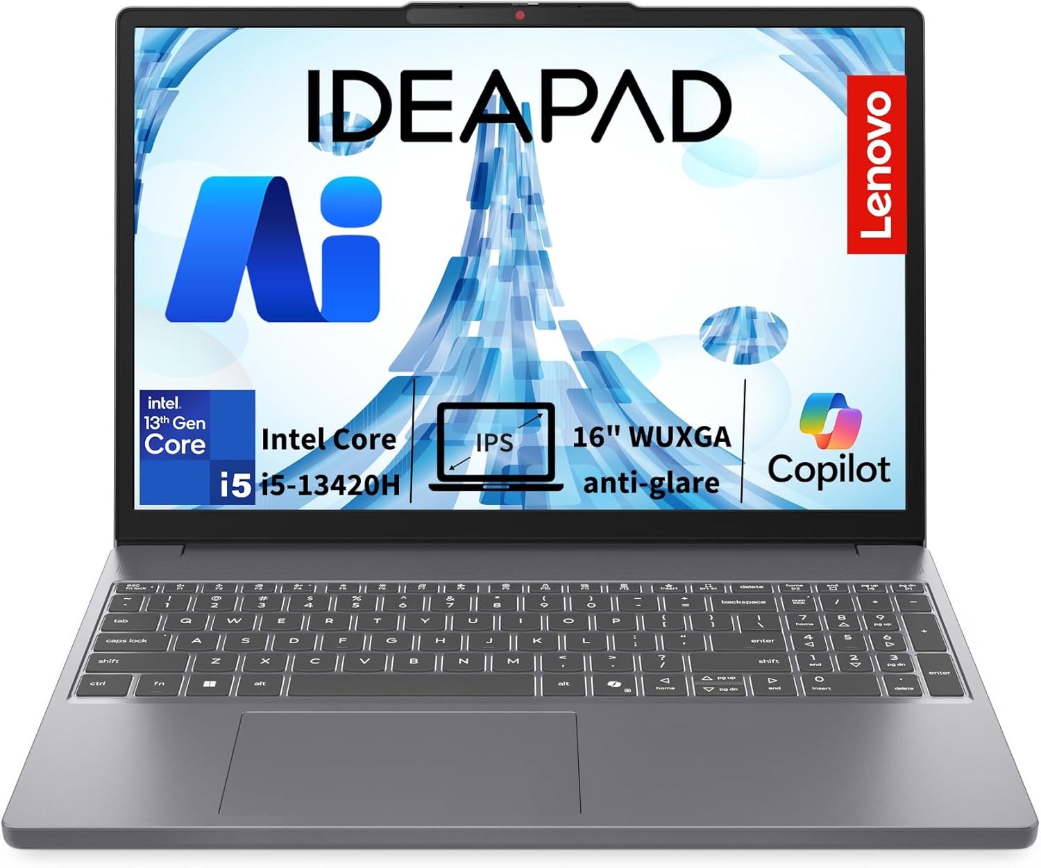 LAPTOP LENOVO IDEAPAD SLIM 3 16 INTEL CORE I5-13420H 8GB DDR5 256GB SSD - 1