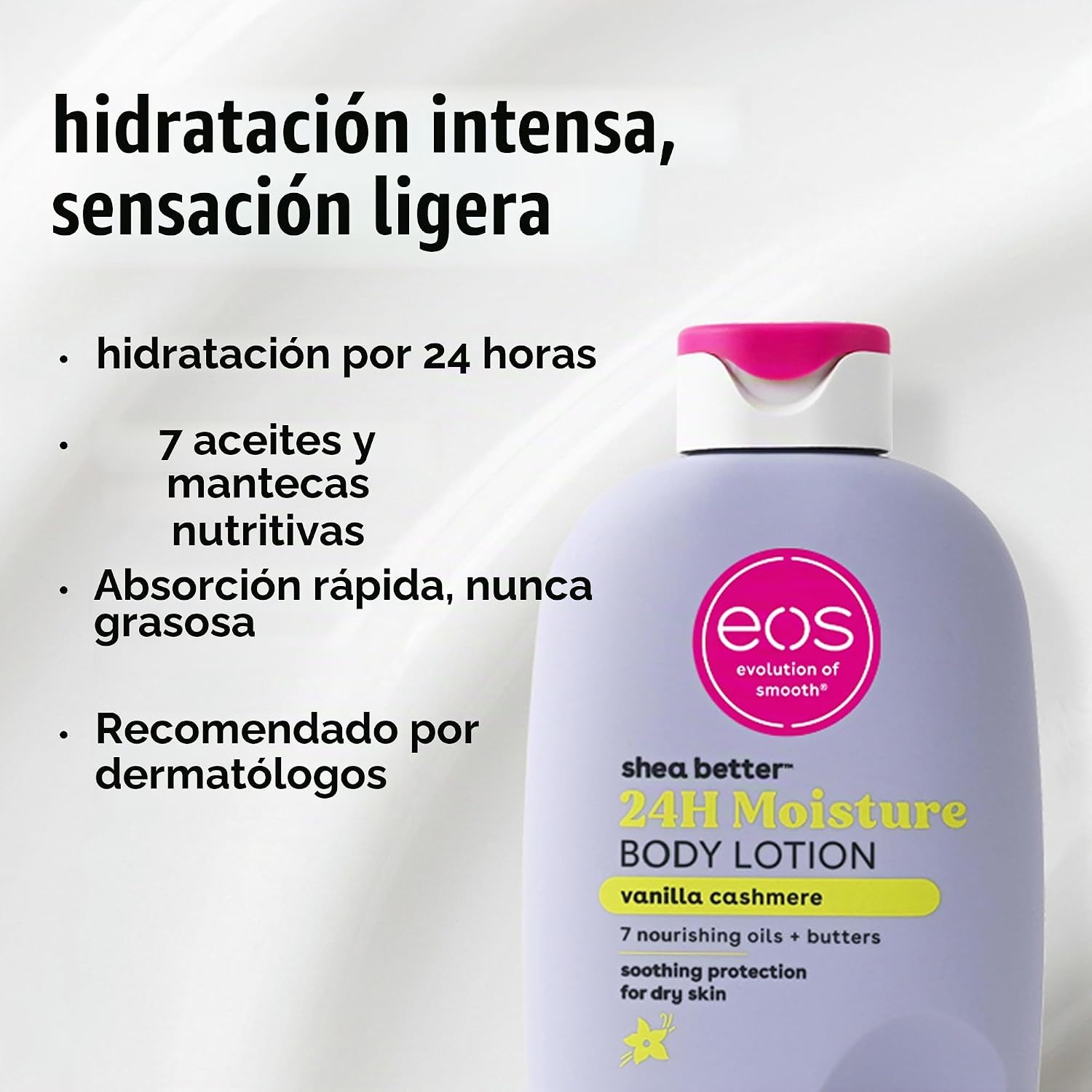 LOCIÓN CORPORAL EOS SHEA BETTER VANILLA CASHMERE 16 FL OZ - 5