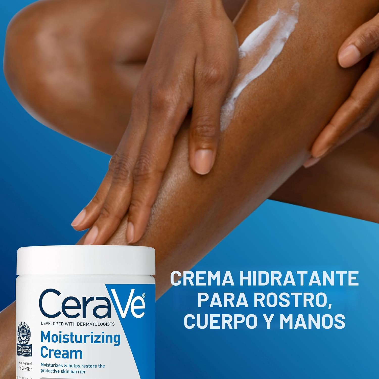 CREMA HIDRATANTE CERAVE PARA ROSTRO Y CUERPO PIEL SECA 19OZ - 5