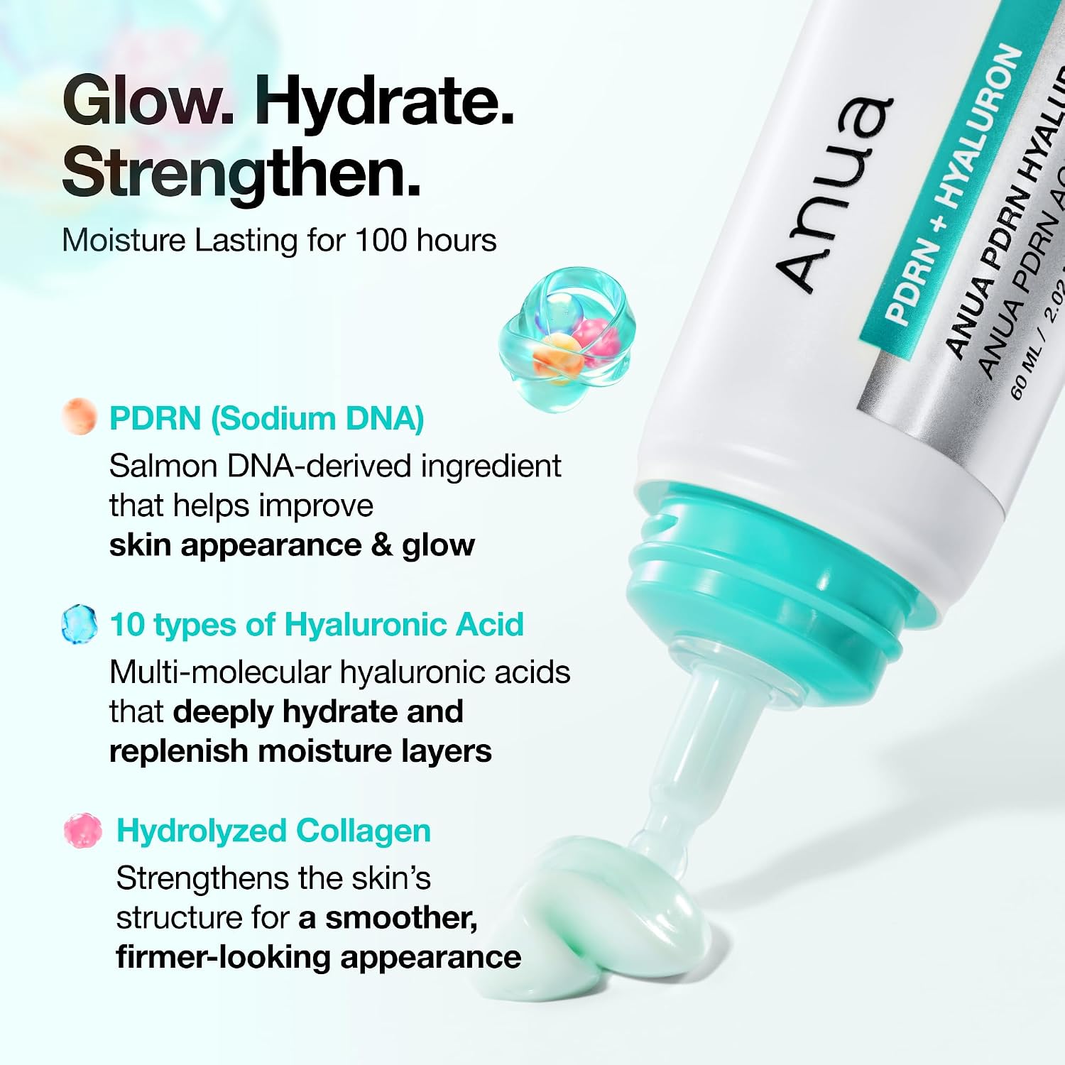 CREMA HIDRATANTE ANUA PDRN HYALURONIC ACID 100, 60 ML - 3
