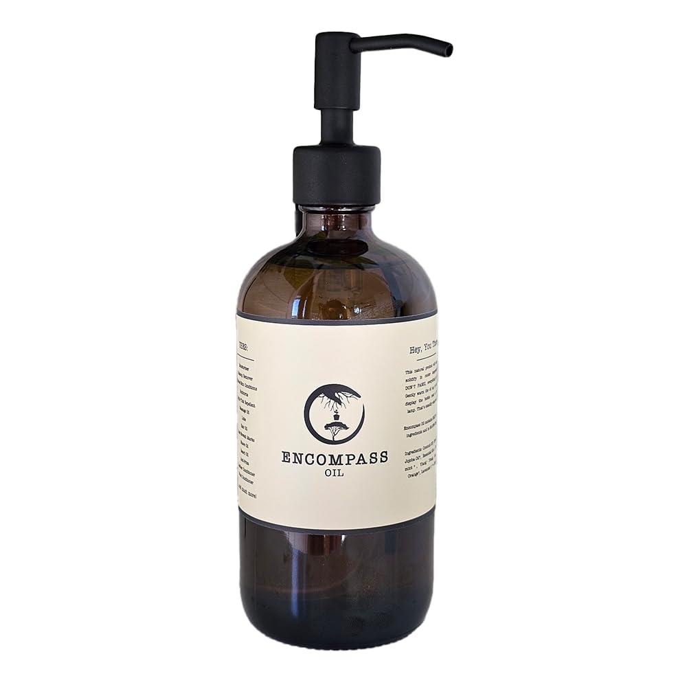 ACEITE CORPORAL ALL NATURAL ENCOMPASS OIL 16 OZ BOTELLA DE VIDRIO - 1