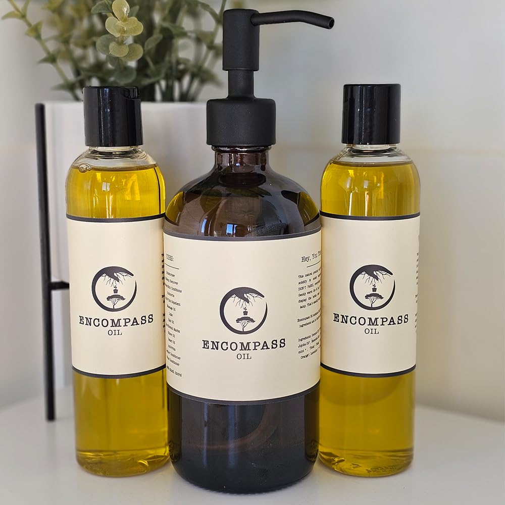 ACEITE CORPORAL ALL NATURAL ENCOMPASS OIL 16 OZ BOTELLA DE VIDRIO - 2