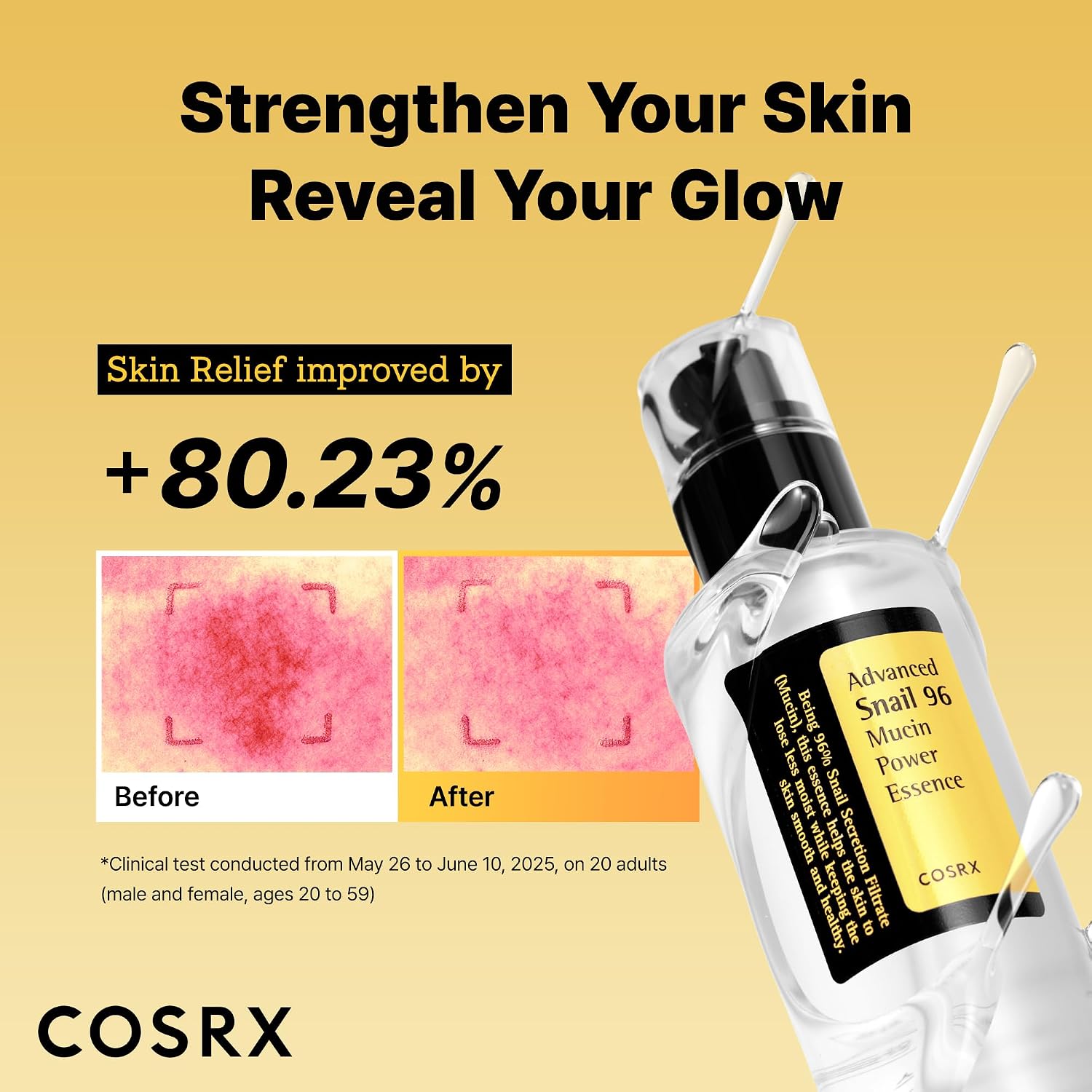 SERUM COSRX SNAIL MUCIN 96% REPARADOR E HIDRATANTE 100 ML - 3