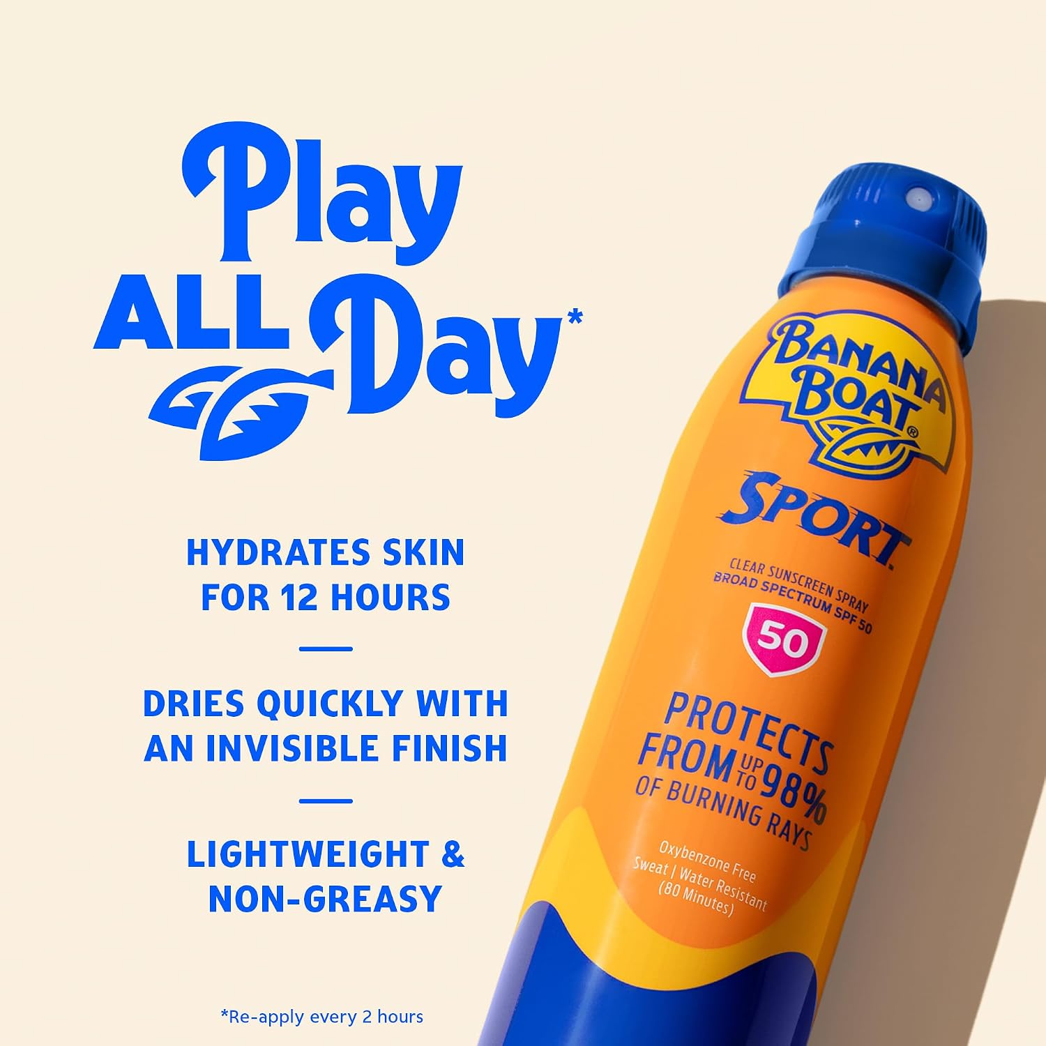 PROTECTOR SOLAR BANANA BOAT SPORT SPF 50 PACK TRIPLE 8 OZ - 4