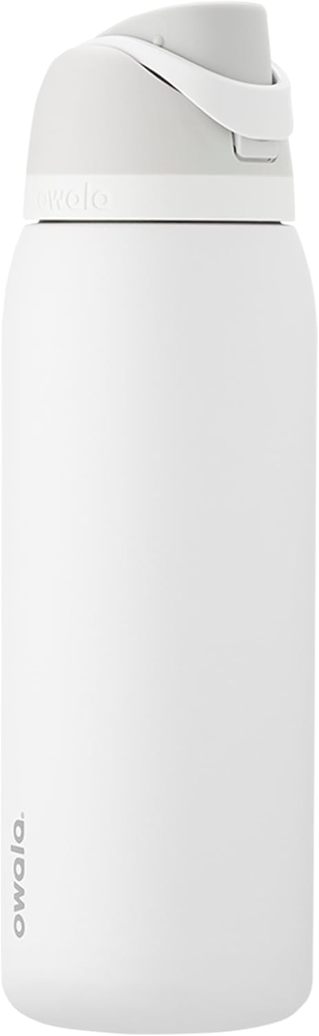 BOTELLA TÉRMICA OWALA FREESIP ACERO INOXIDABLE 40 OZ SHY MARSHMALLOW - 1