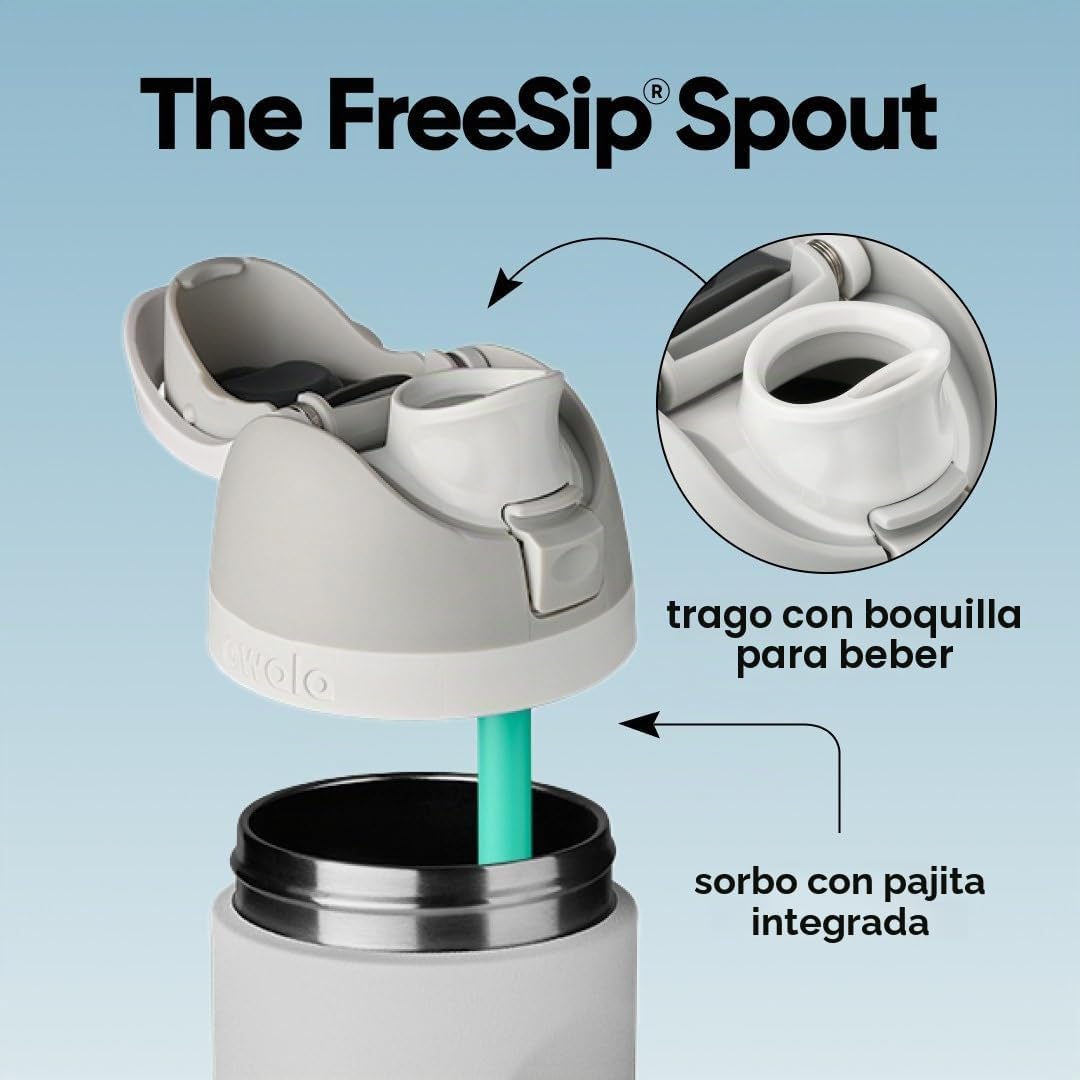 TERMO OWALA FREESIP ACERO INOXIDABLE 24 OZ DENIM - 3