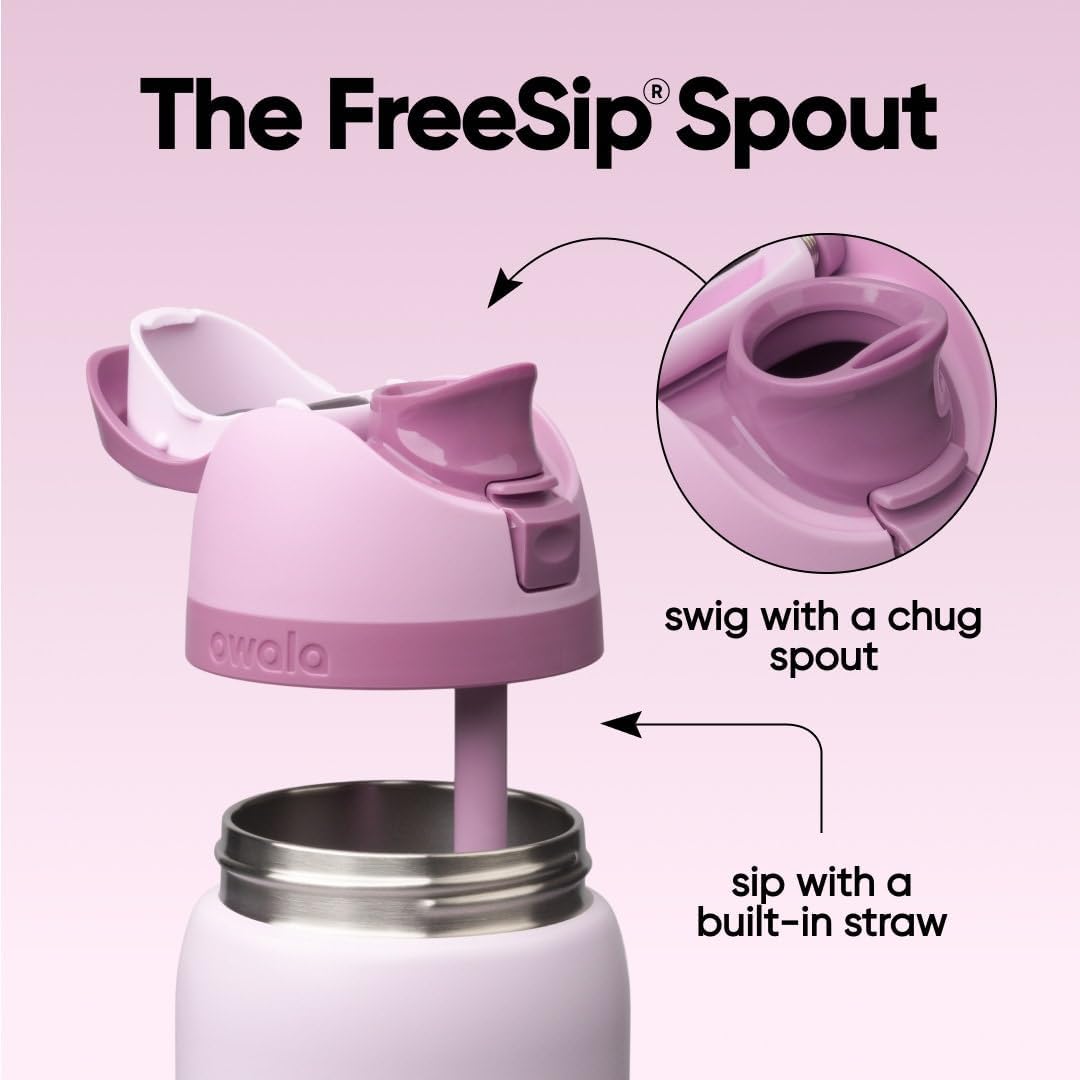 TERMO OWALA FREESIP ACERO INOXIDABLE 32 OZ LILA - 2