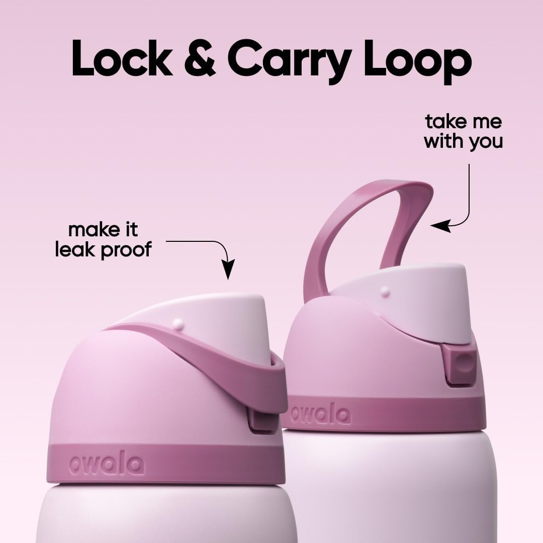 TERMO OWALA FREESIP ACERO INOXIDABLE 32 OZ LILA - 3