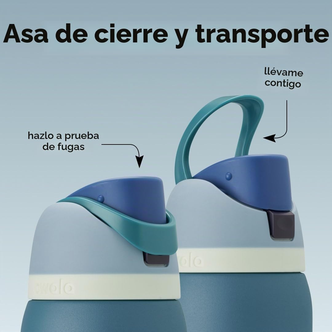 TERMO OWALA FREESIP ACERO INOXIDABLE 32 OZ DENIM - 3