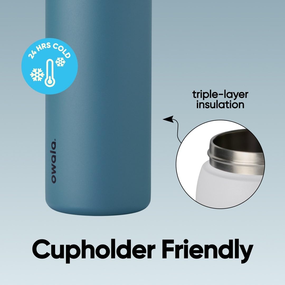 TERMO OWALA FREESIP ACERO INOXIDABLE 32 OZ DENIM - 4