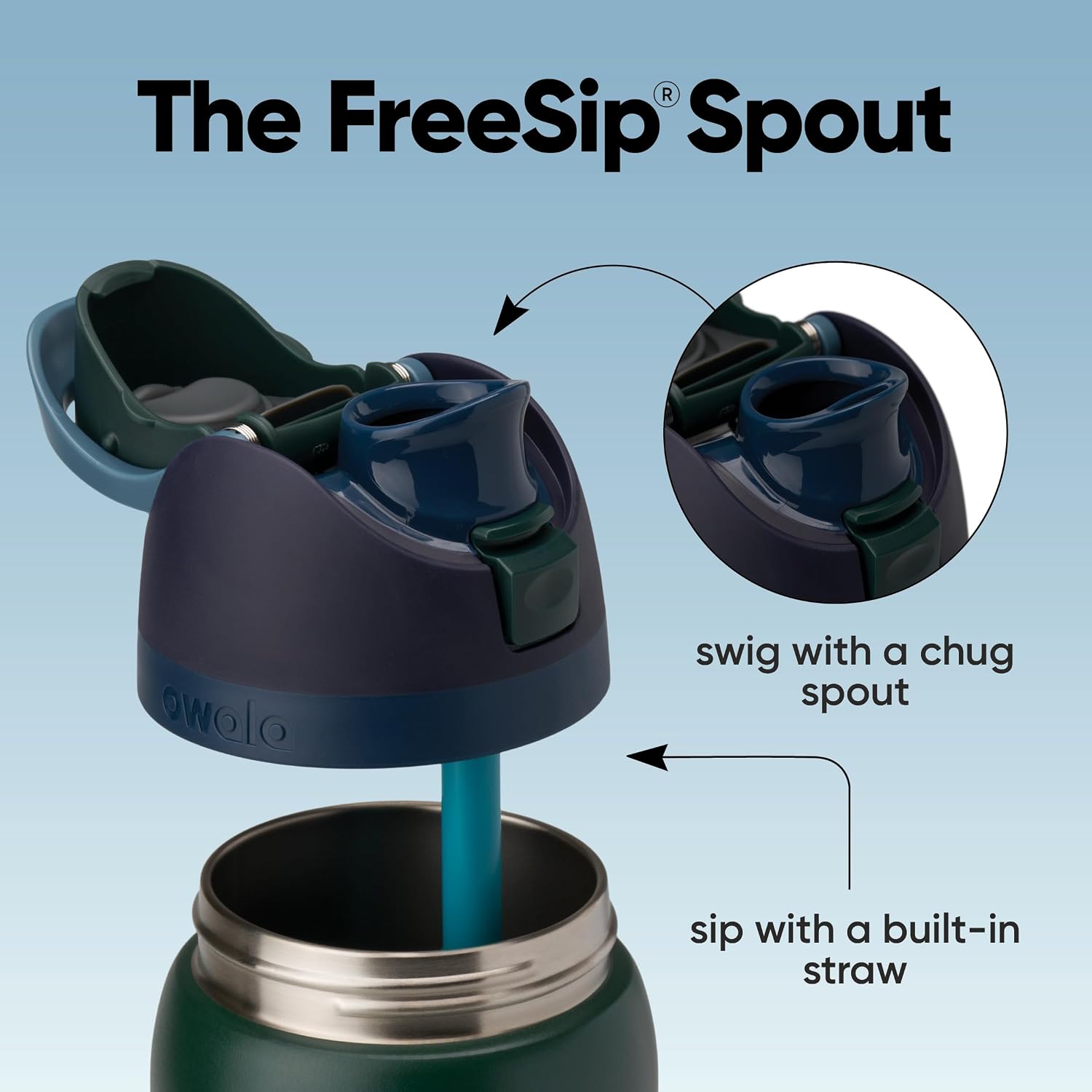 BOTELLA OWALA FREESIP ACERO INOXIDABLE 32 OZ LOST SIGNAL - 3