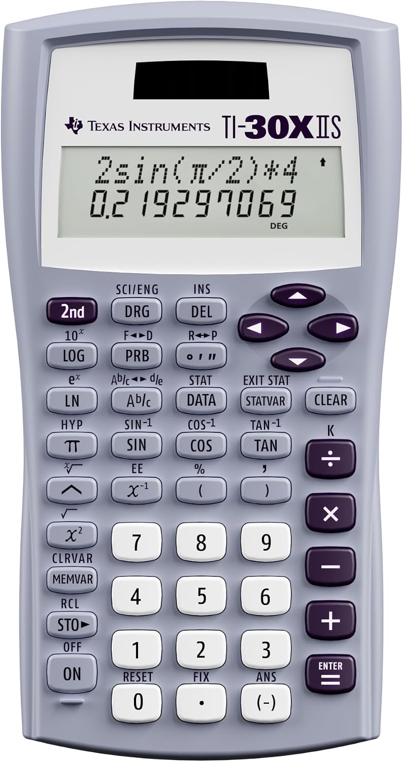 CALCULADORA CIENTÍFICA TEXAS INSTRUMENTS TI-30XIIS LAVANDA - 1
