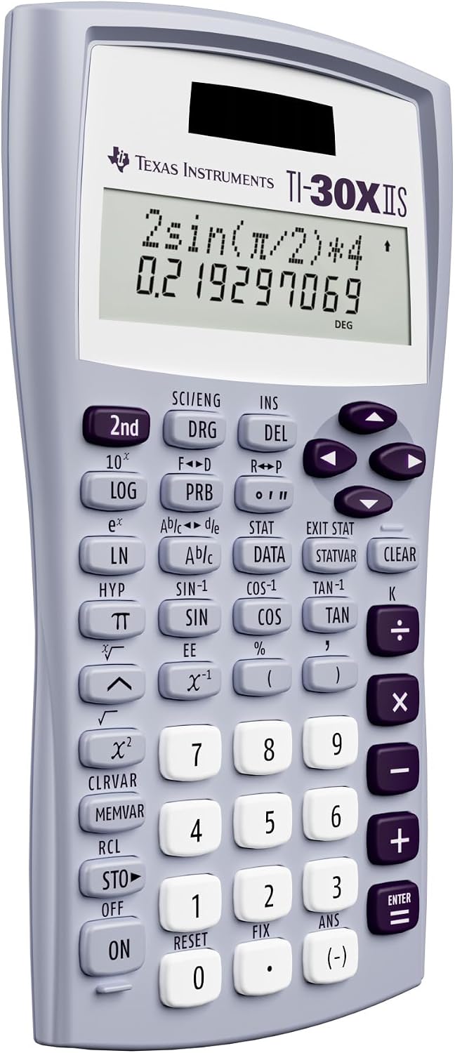 CALCULADORA CIENTÍFICA TEXAS INSTRUMENTS TI-30XIIS LAVANDA - 3