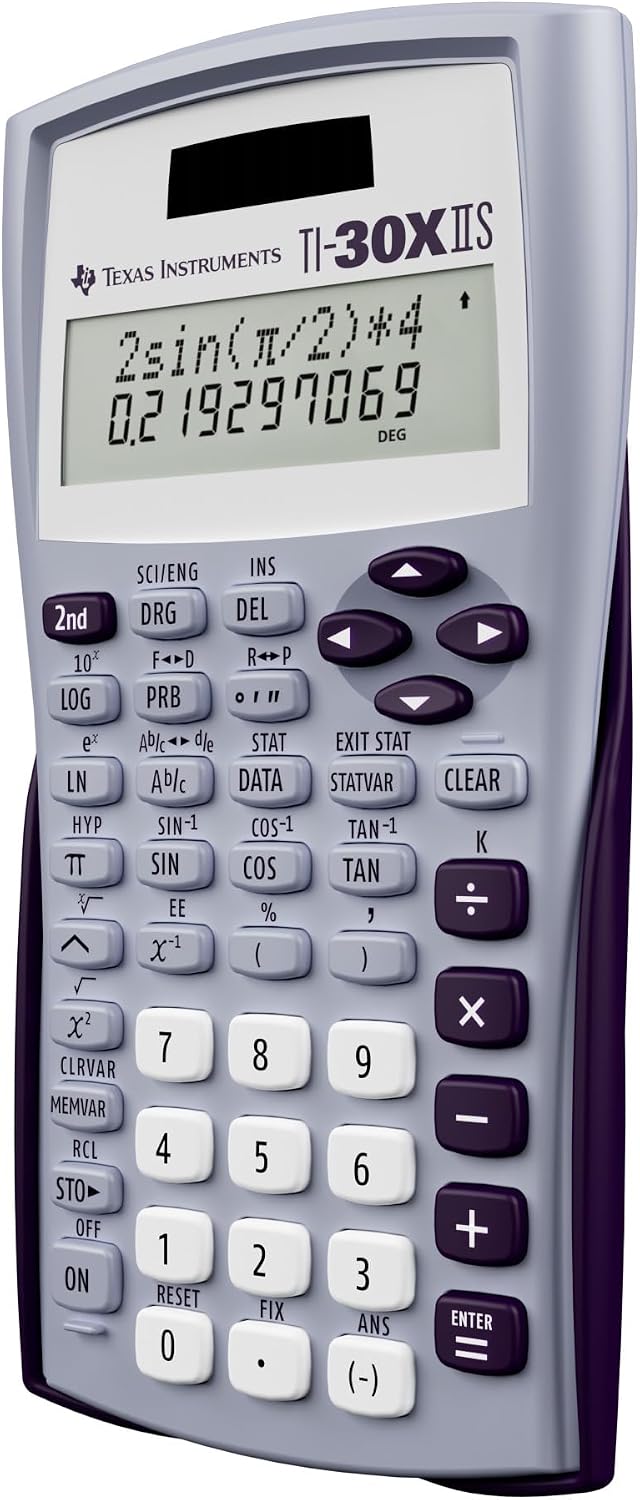 CALCULADORA CIENTÍFICA TEXAS INSTRUMENTS TI-30XIIS LAVANDA - 4
