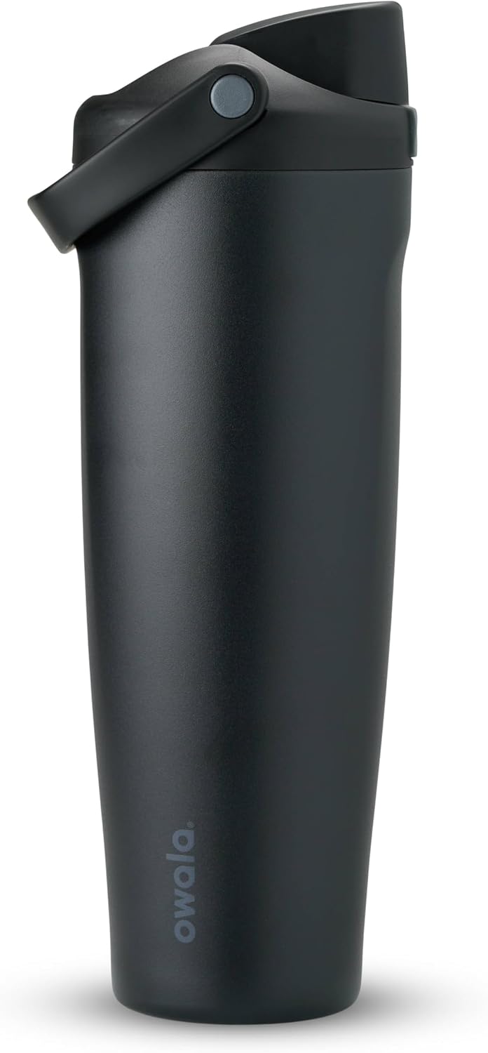 BOTELLA OWALA FREESIP SWAY ACERO INOXIDABLE 40 OZ NEGRO - 1