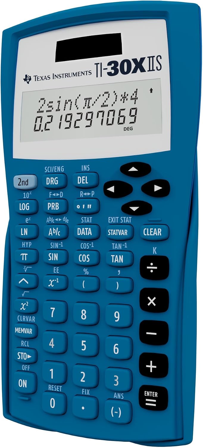 CALCULADORA CIENTÍFICA TEXAS INSTRUMENTS TI-30XIIS AZUL - 2