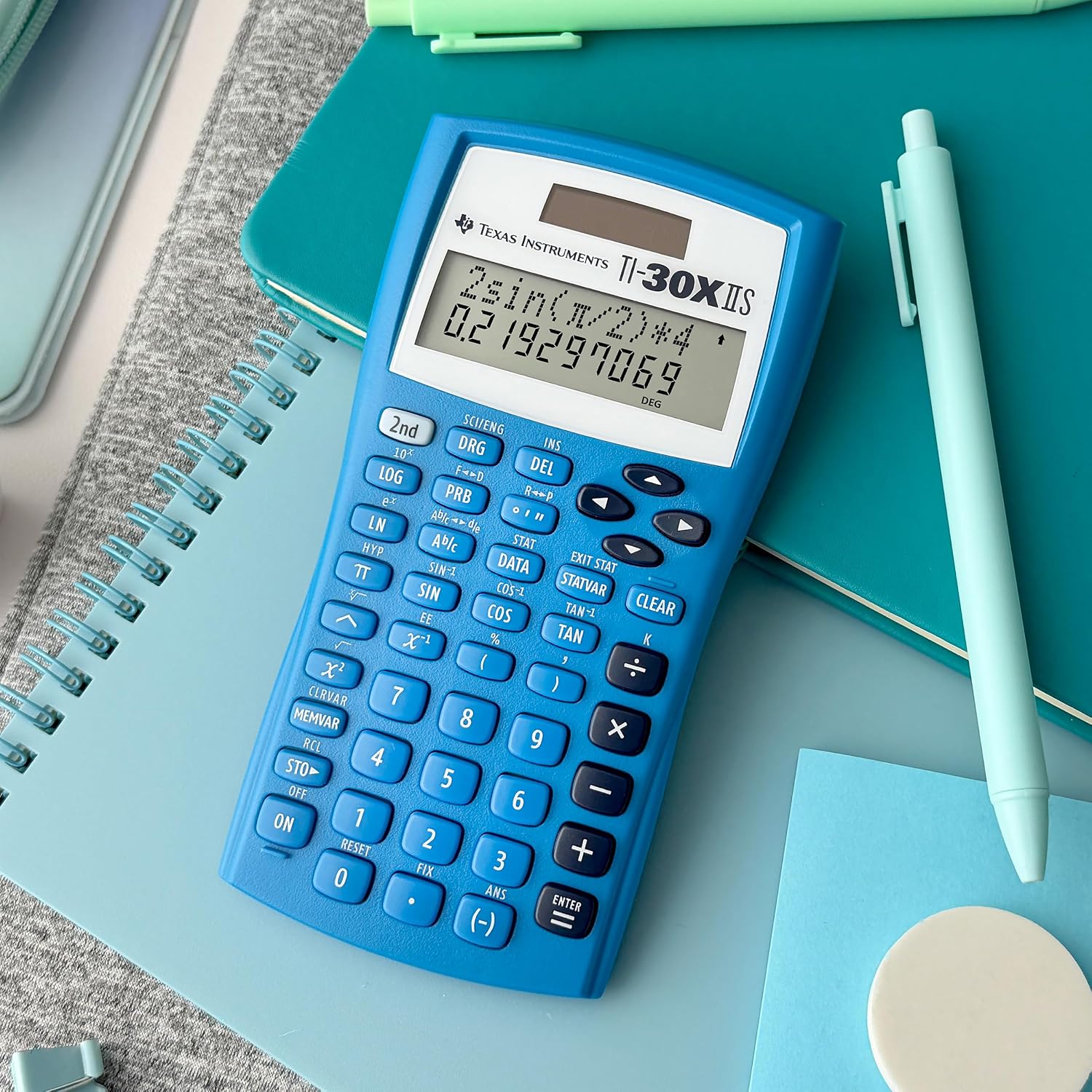 CALCULADORA CIENTÍFICA TEXAS INSTRUMENTS TI-30XIIS AZUL - 3