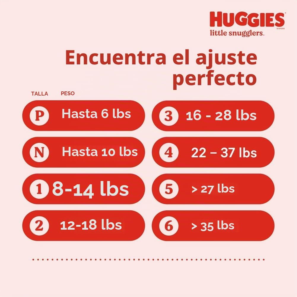 PAÑALES HUGGIES LITTLE SNUGGLERS RECIÉN NACIDO 128 UNIDADES - 3