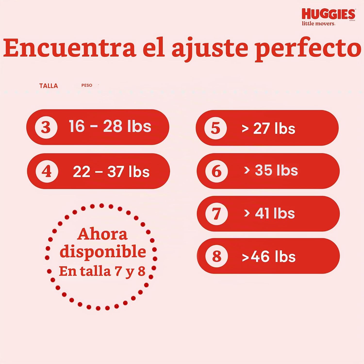 PAÑALES HUGGIES LITTLE MOVERS TALLA 6 PARA 35+ LBS, 44 UNIDADES - 2