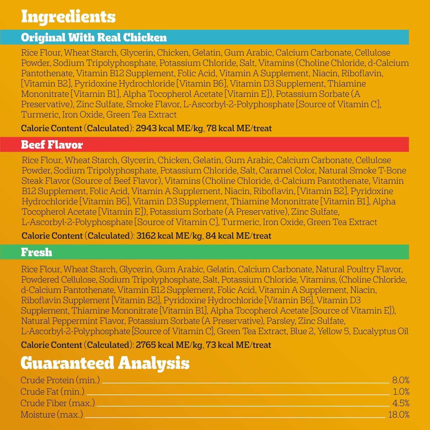 PEDIGREE DENTASTIX LARGE BREED DENTAL DOG TREATS VARIEDAD 51 UNIDADES - 5