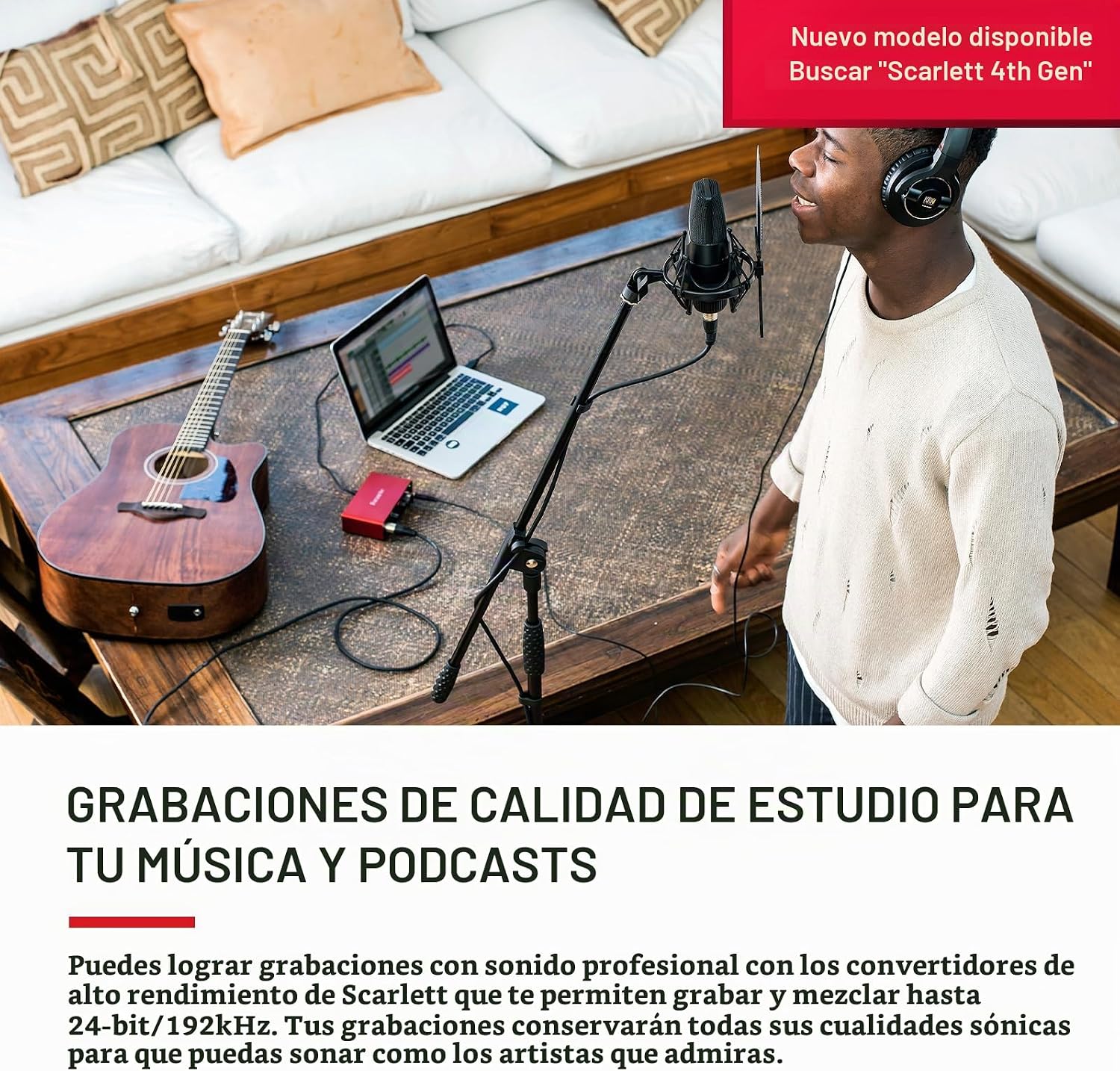 INTERFAZ DE AUDIO FOCUSRITE SCARLETT SOLO 3RD GEN USB-C - 4