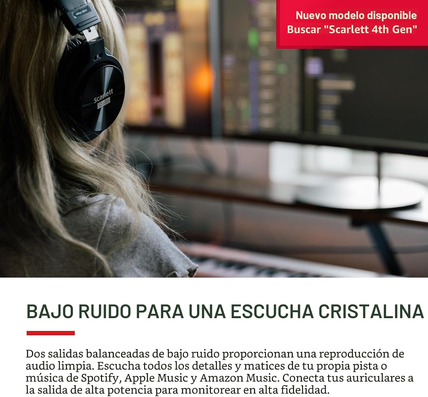 INTERFAZ DE AUDIO FOCUSRITE SCARLETT SOLO 3RD GEN USB-C - 5