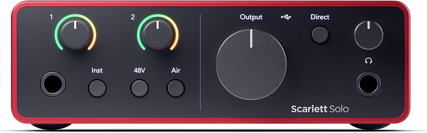 INTERFAZ DE AUDIO FOCUSRITE SCARLETT SOLO 4TH GEN USB-C - 2